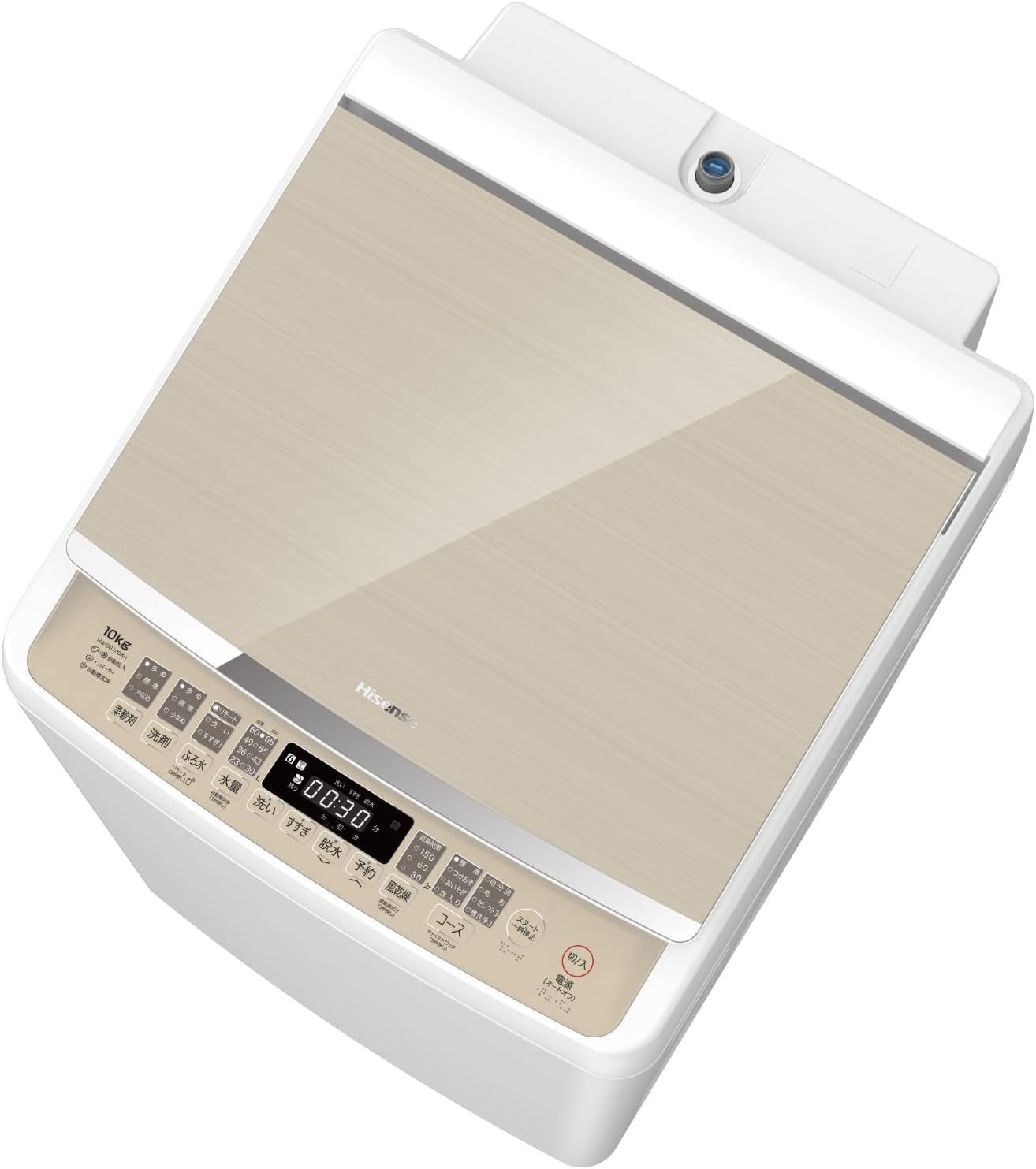 ハイセンス(HISENSE) 10kg 全自動洗濯機 HW-DG100XH 2023