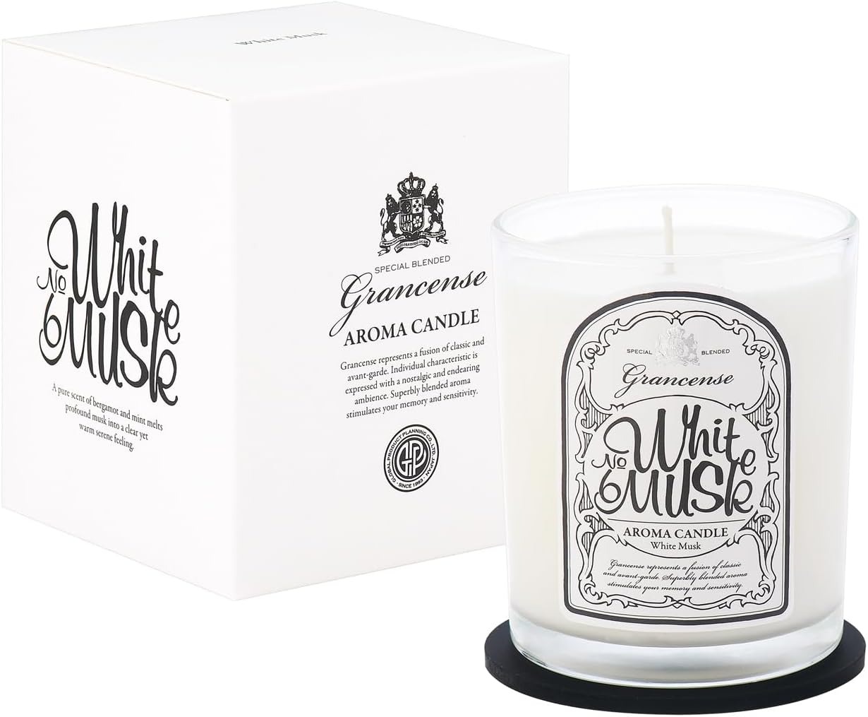 グランセンス(grancense) アロマキャンドル ホワイトムスク
