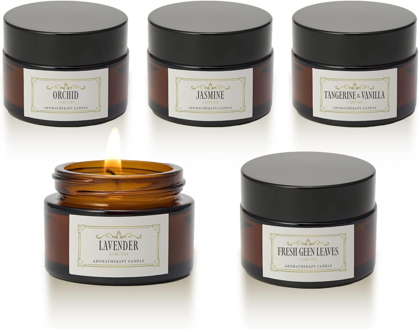 ラルタン(LARUTAN) アロマキャンドル 30ml×5個お試しセット