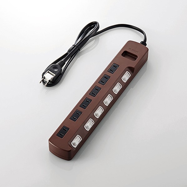 エレコム(ELECOM) 個別スイッチ付 雷ガードタップ T-BR04-2610