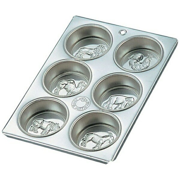 久保寺軽金属工業所 ブリキマフィン動物型