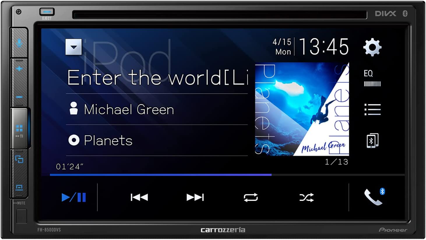 パイオニア(Pioneer) カロッツェリア ディスプレイオーディオ FH-8500DVS 2019