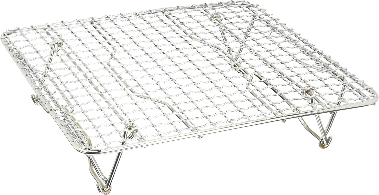 キャプテンスタッグ(CAPTAIN STAG) ダッチオーブン用角型焼きアミ270 脚付 M-5704