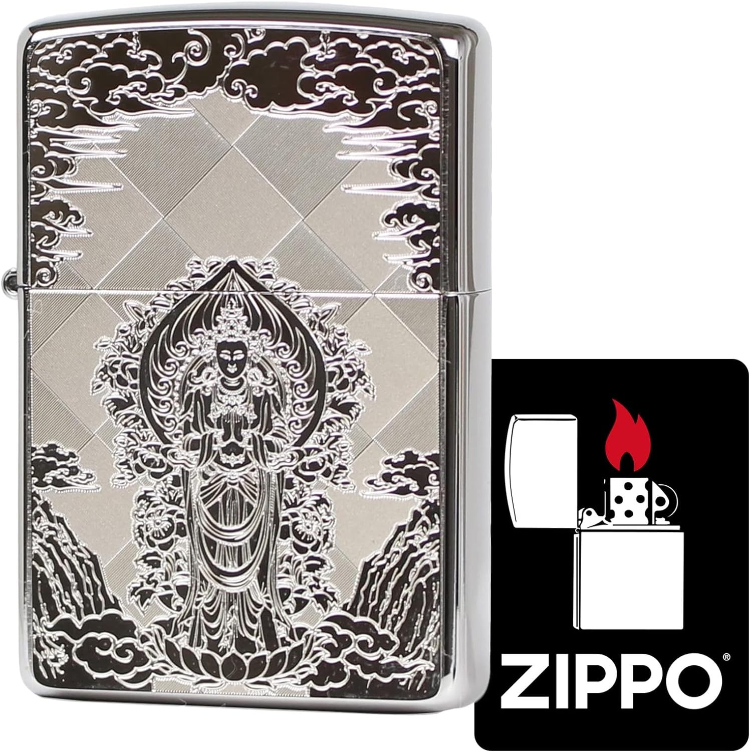 ジッポー(ZIPPO) 2MP 聖観世音菩薩 KJ-WEB-0046