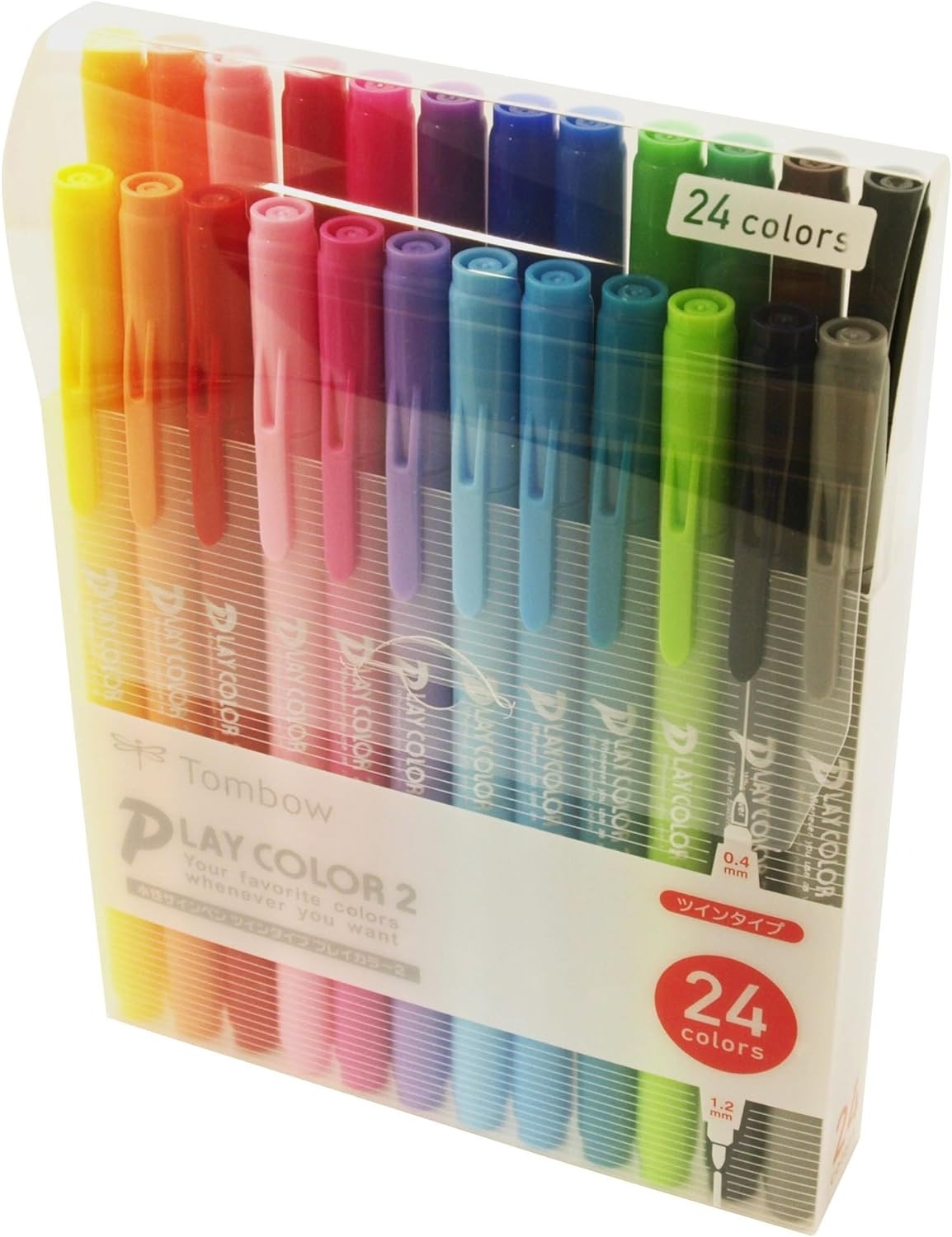 トンボ鉛筆 プレイカラー2 24色セット GCB-012