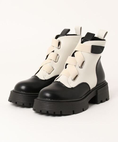 アイモハ(aimoha) 厚底ショートブーツ