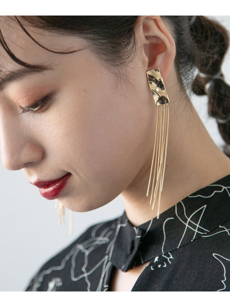 ハレ(HARE) チェーンフリンジイヤリング