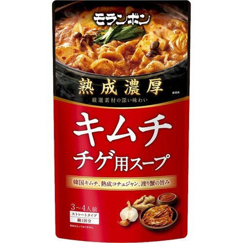 モランボン 熟成濃厚キムチチゲ用スープ
