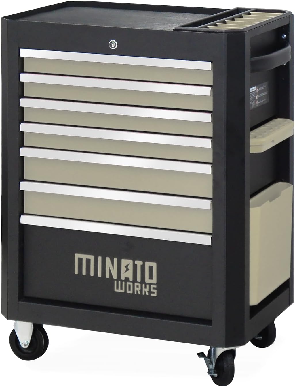 ミナトワークス(MINATO WORKS) ローラーキャビネット 7段 TB-2670