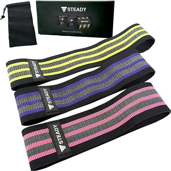 ステディ(STEADY) エクササイズバンド 強度別3本セット ST105