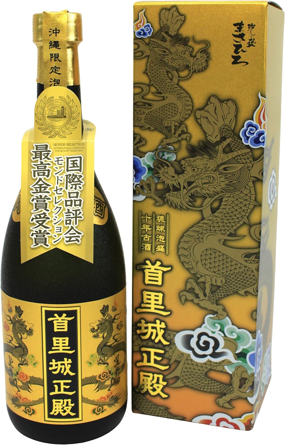 まさひろ酒造 十年古酒 首里城正殿ゴールド40度
