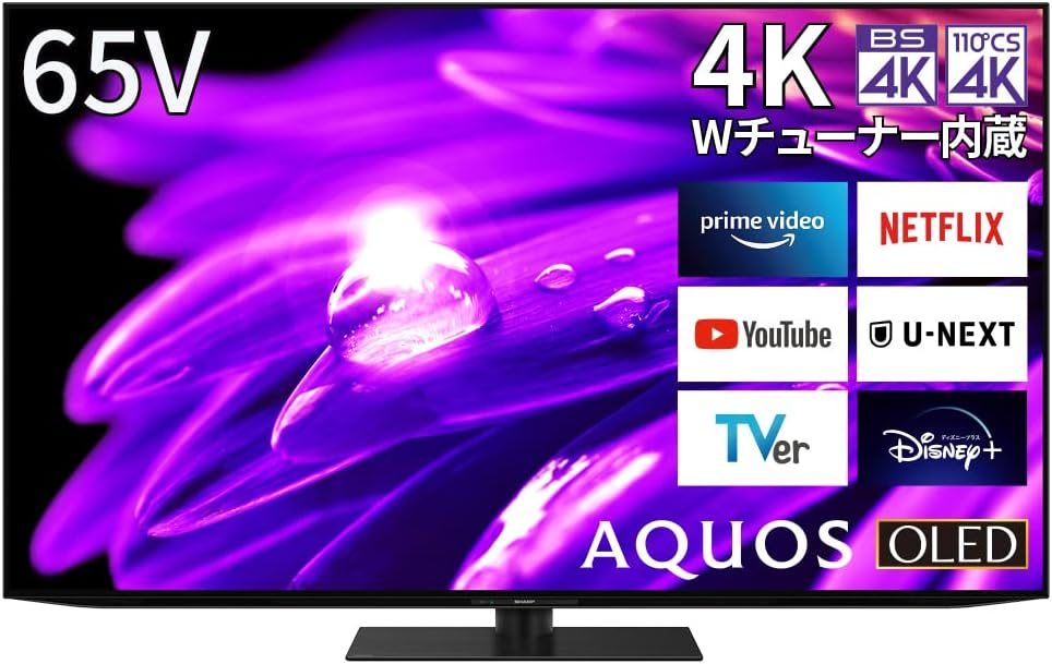 シャープ(SHARP) 4K有機ELテレビ AQUOS OLED 4T-C65ES1 2022