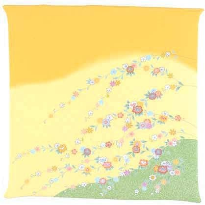 むす美 正絹ちりめん友禅