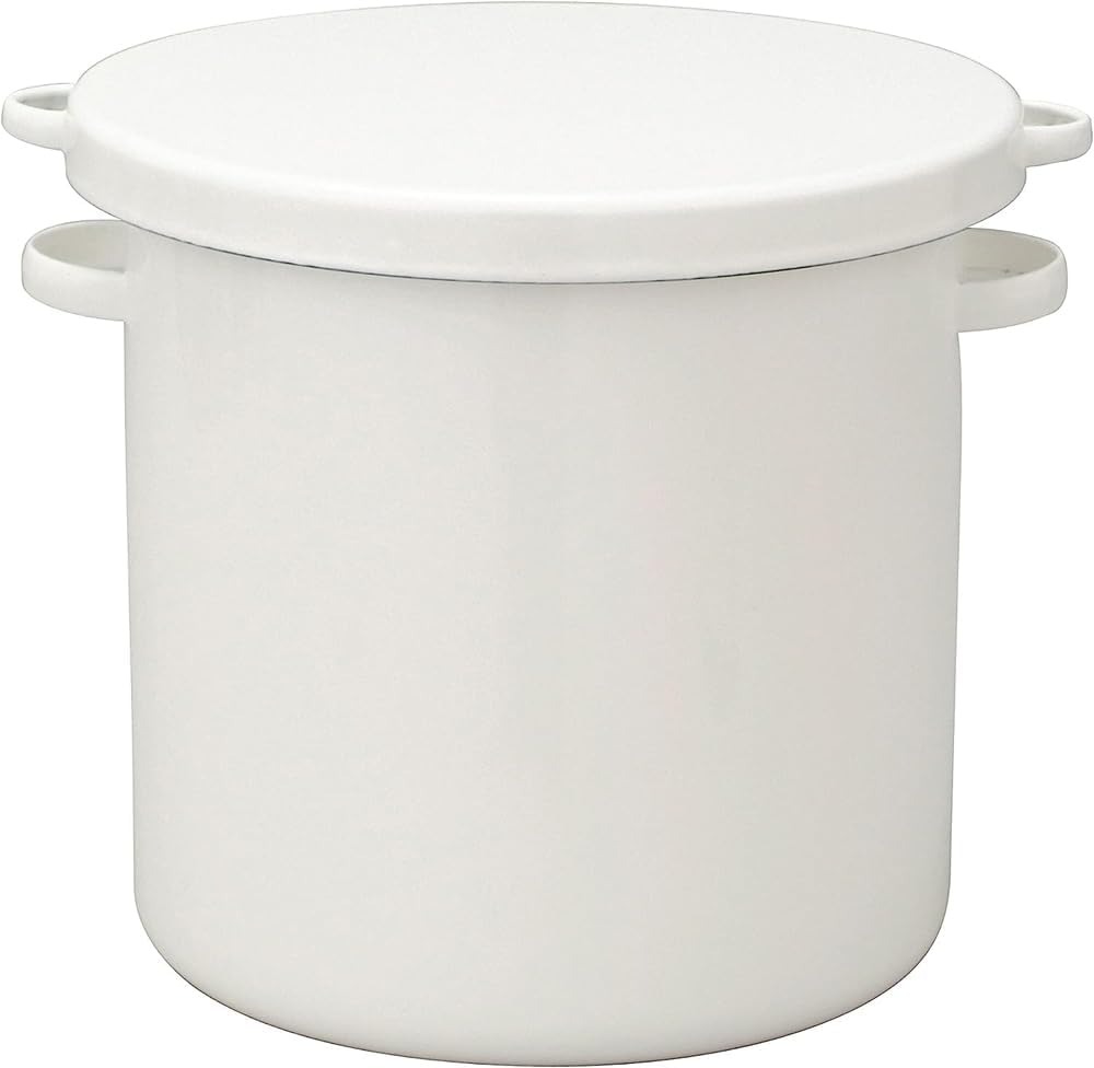 野田琺瑯(NODA HORO) ラウンドストッカー27cm 15L