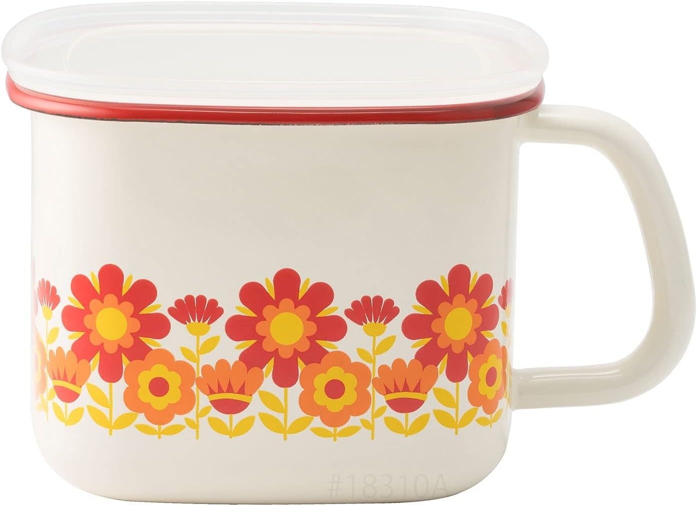 富士ホーロー(FUJIHORO) Memories 角型味噌ポット 1.5L FJ-KP