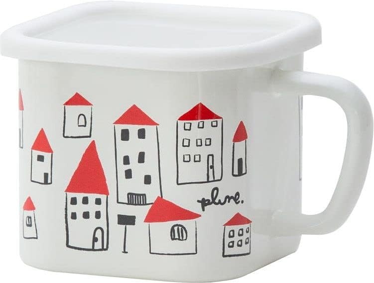 豊琺瑯 プルーン ホーローマルチスクエアポット akaiyaneno 1.45L YJ-823