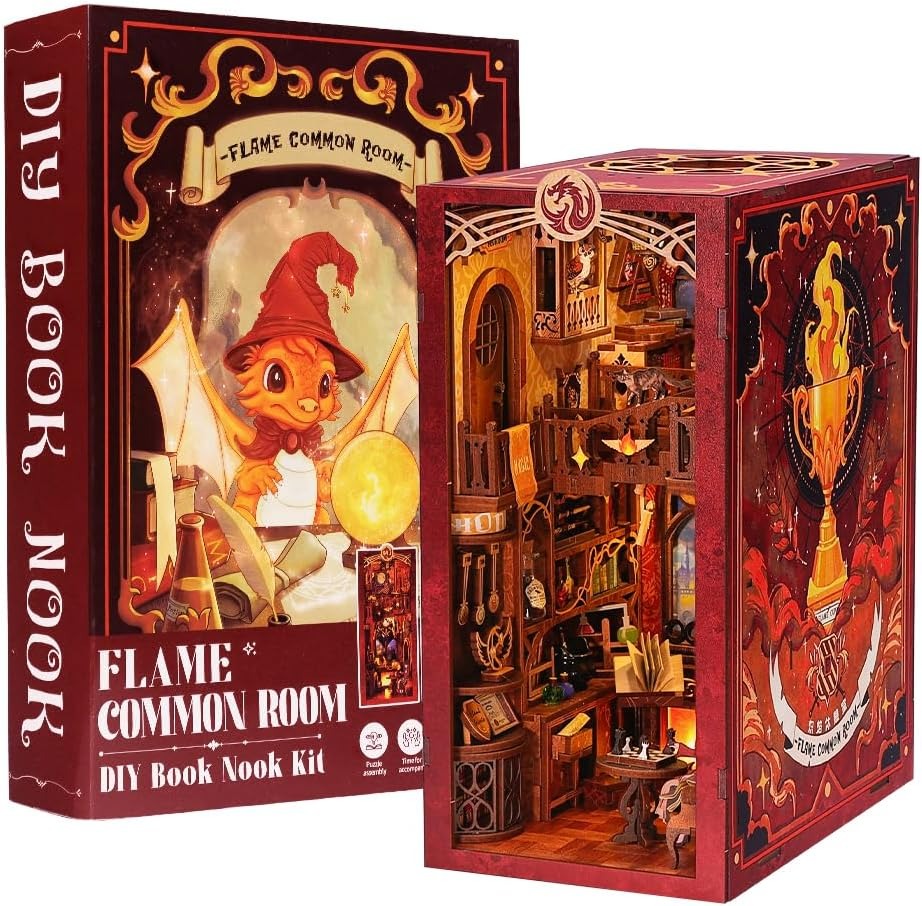 CuteBee 木製手作りキット ドールハウス 熾き炎の休憩