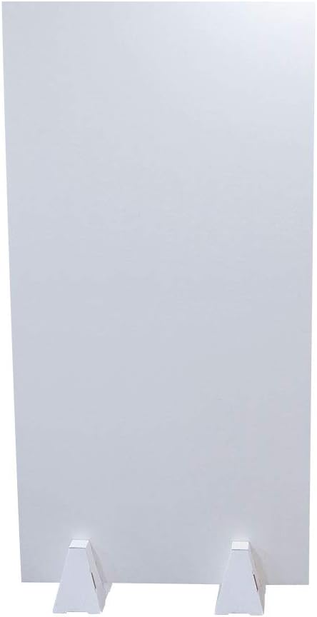 ボックスバンク(BoxBank) 白板ダンボール パーテーション スタンド付 180×90cm