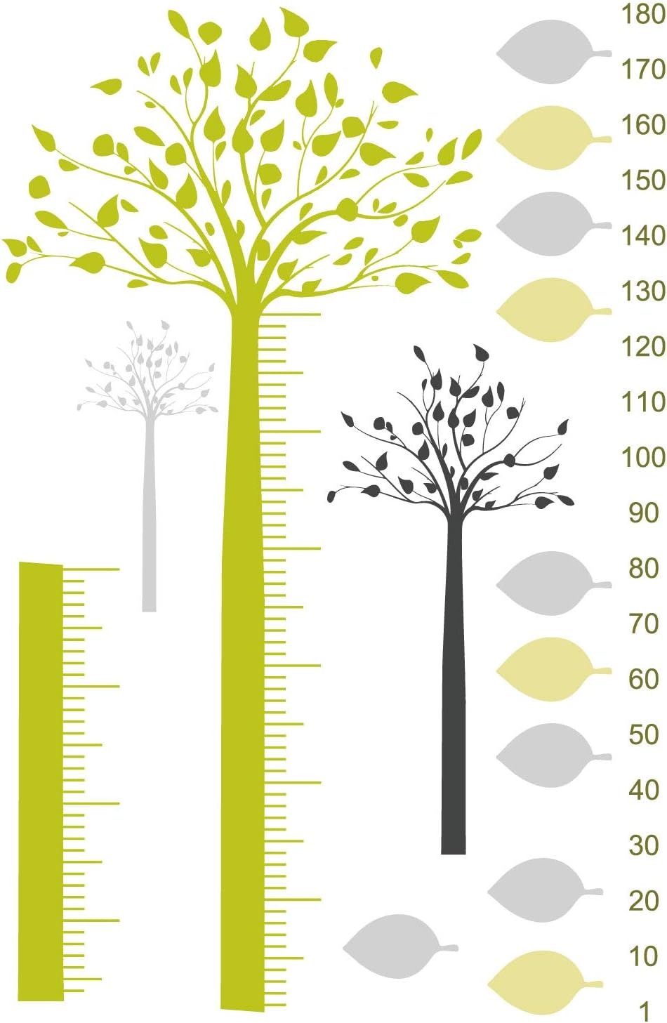 スマコレ ウォールステッカー 身長計 015017