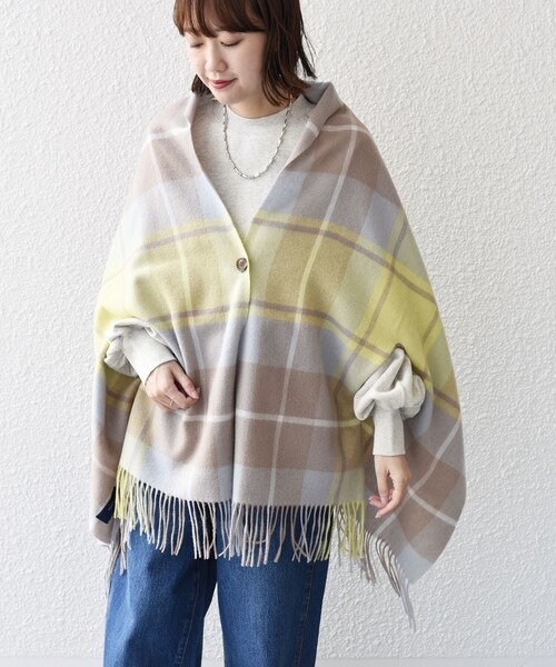 シップス(SHIPS) マルチ ウェイ ポンチョ