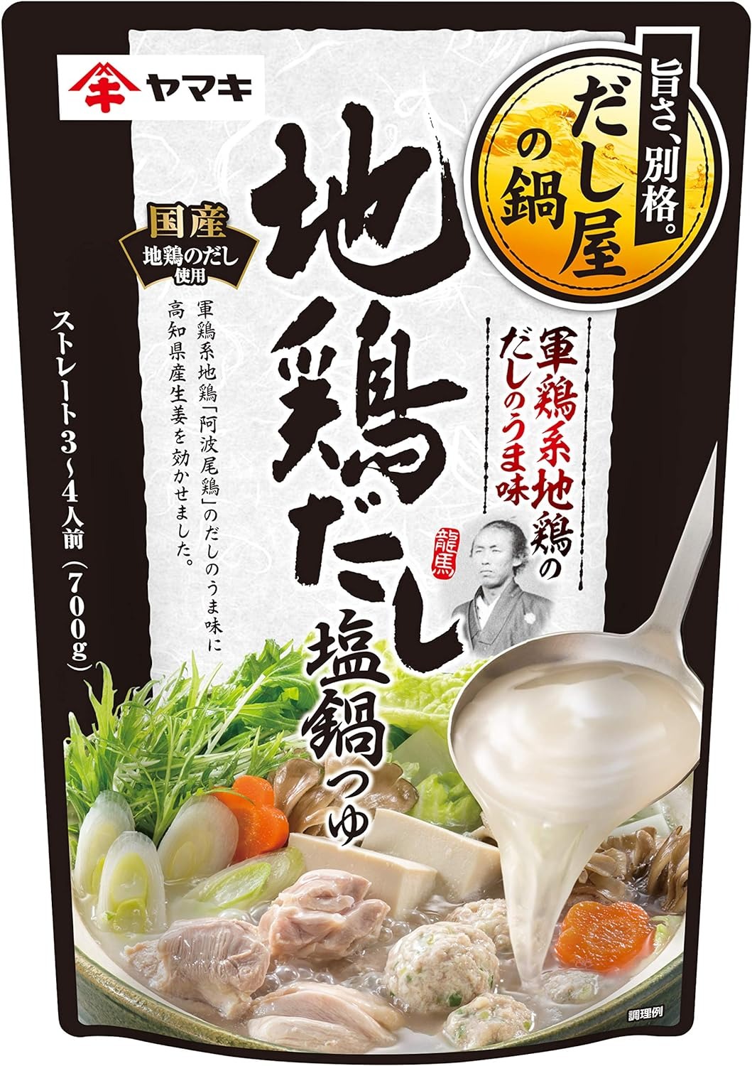 ヤマキ 地鶏だし塩鍋つゆ