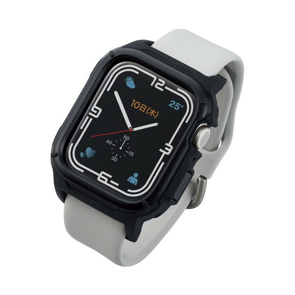 エレコム(ELECOM) Apple Watch 45mm用ZEROSHOCKバンパー AW-21ABPZERO 0