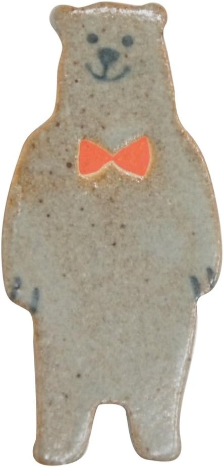 ケーアイ(K-ai) 箸置き くま グレー 254181