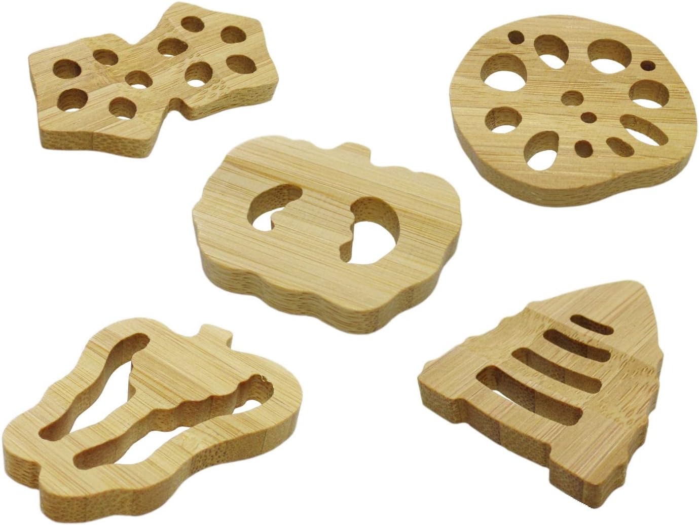 京都嵐山いしかわ竹乃店 竹の箸置き 野菜 5種 箱入り