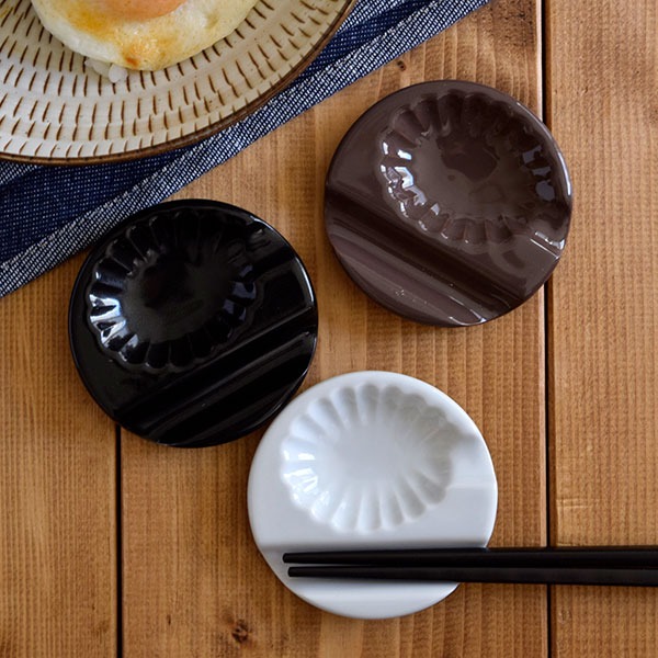 イーストテーブル(EAST table) 小皿になる箸置き 和花 箸置き＆スプーンレスト Q-301-303-kn