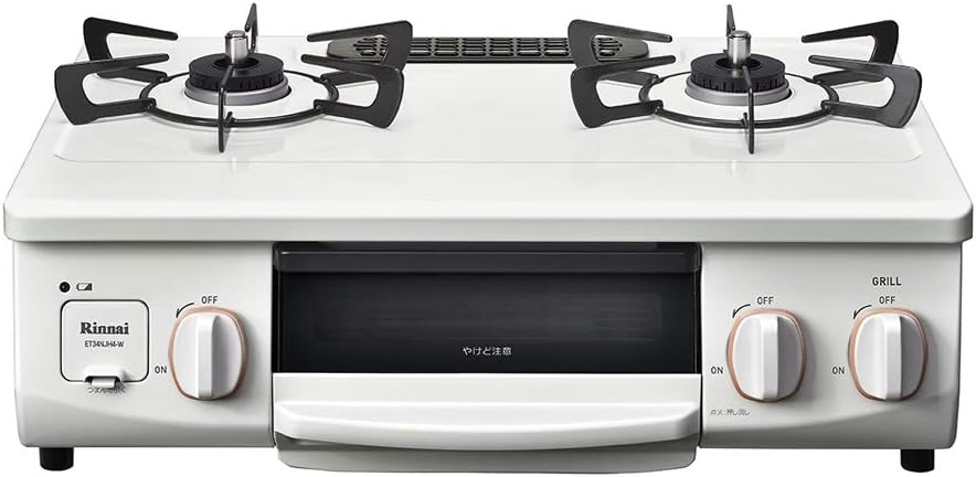リンナイ(Rinnai) グリル付ガステーブル HOWARO ET34NJH4A-W