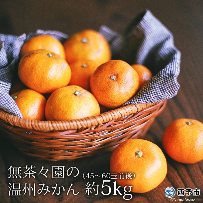 愛媛県西予市 無茶々園の温州みかん 5kg 10,000円