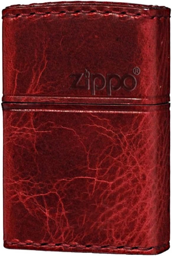 ジッポー(ZIPPO) RD-5 革巻ダメージレッド MB-WEB-0031