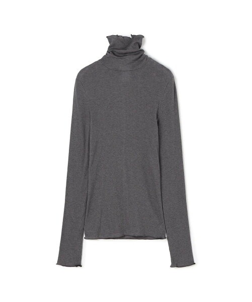 トゥモローランド(TOMORROWLAND) コットンシルクリブタートルネックプルオーバー