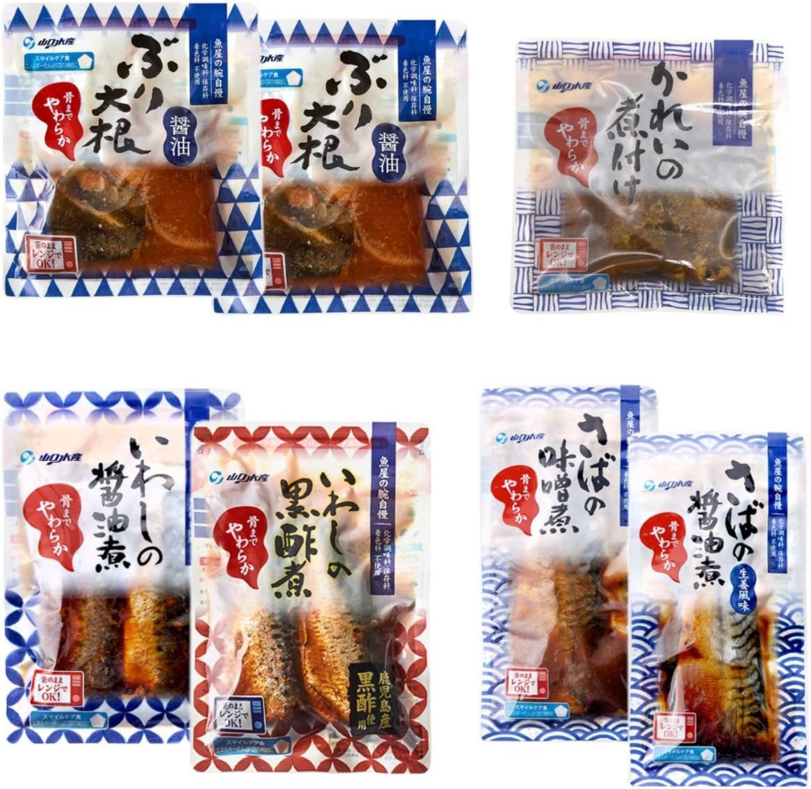 YSフーズ 煮魚 6種7袋セット