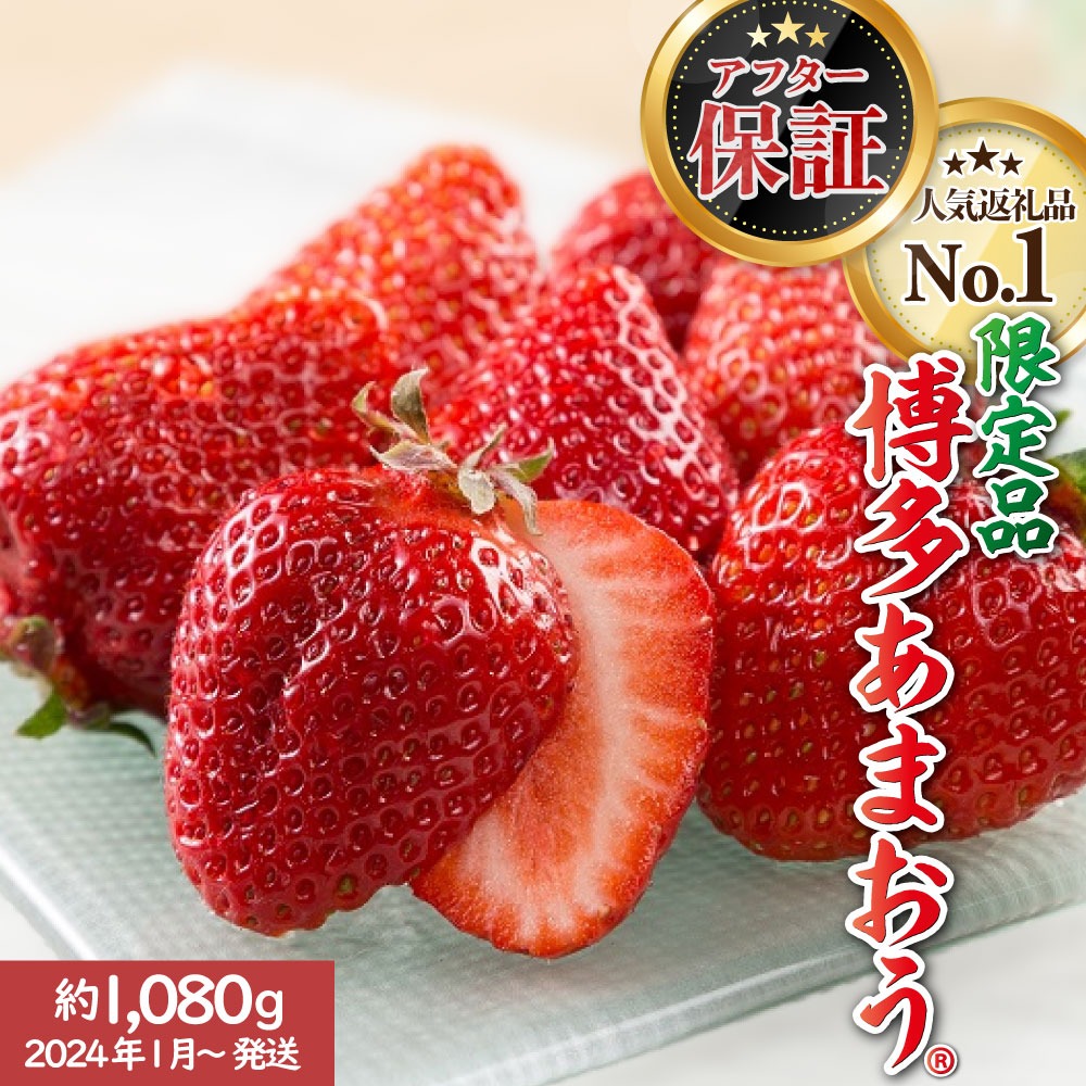 福岡県新宮町 博多あまおう 約1080g 12,000円