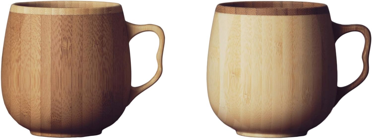 RIVERET カフェオレマグ ホワイト・ブラウンペアセット RV-205WB