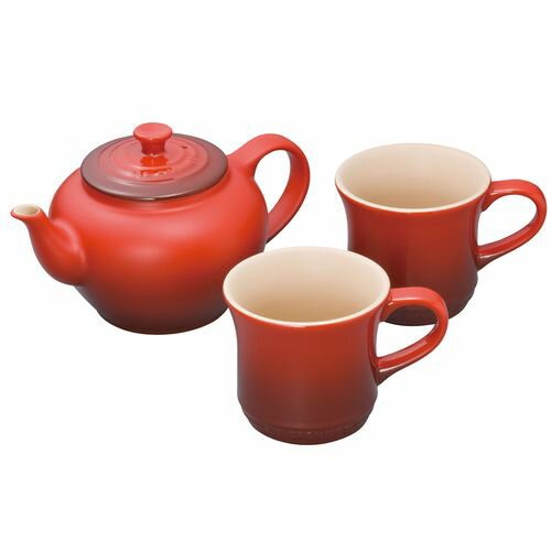ル・クルーゼ(LE CREUSET) ティーポット＆マグ SS 2個入り セット