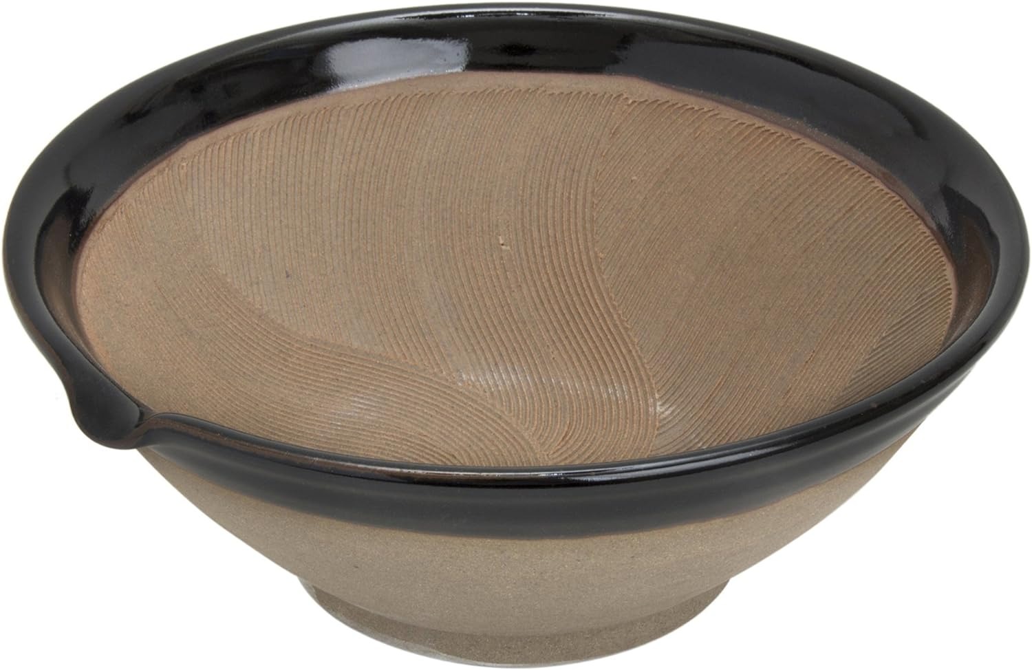 せともの本舗 天目波紋 7寸丼