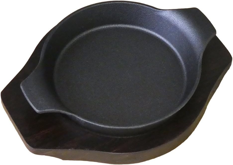 キプロスター(KIPROSTAR) ステーキ皿 深型 丸型 20cm SK-RH20