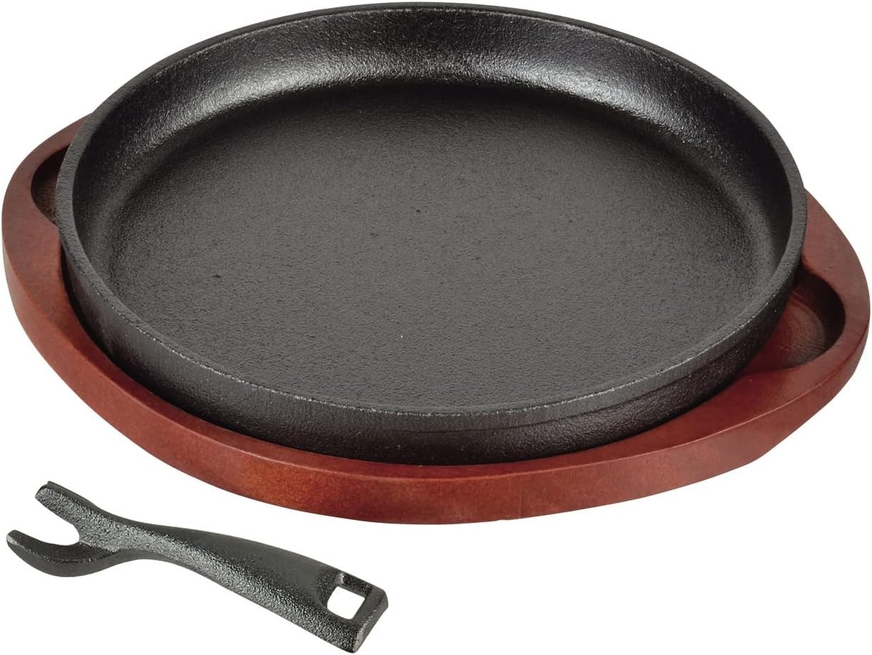 パール金属(PEARL METAL) スプラウト 鉄鋳物製ステーキ皿 丸型 20cm HB-6215