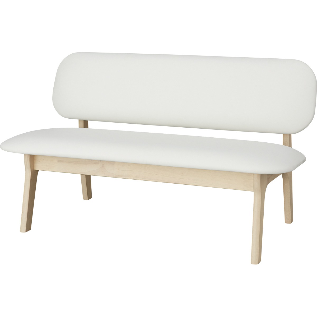 ニトリ(NITORI) 傷・汚れに強い合成皮革 リビングダイニング2人用チェア Nシールド リラックスワイド 4023270