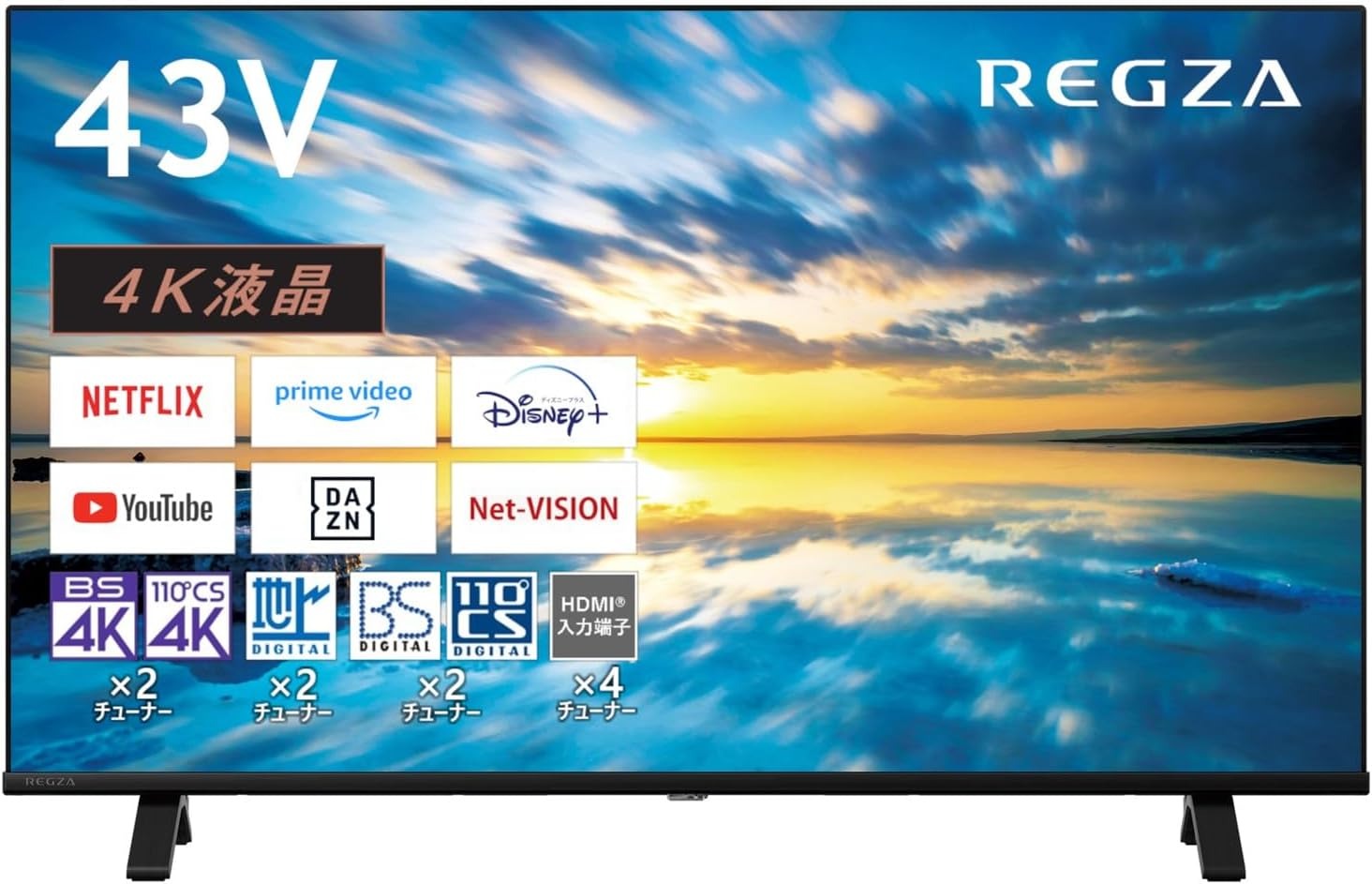 TVS REGZA 4K液晶レグザ 43V型 43E350M 2023
