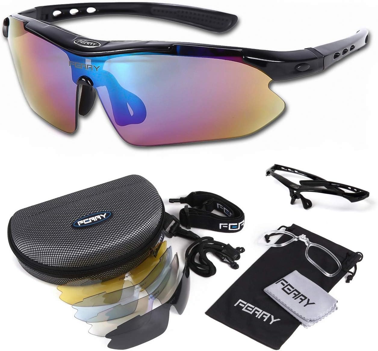 フェリー(FERRY) 偏光レンズ スポーツサングラス