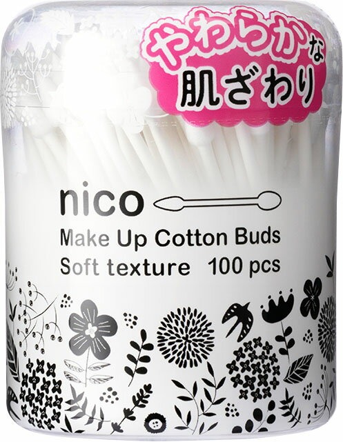 山洋(SANYO) nico soft メイク綿棒 100本
