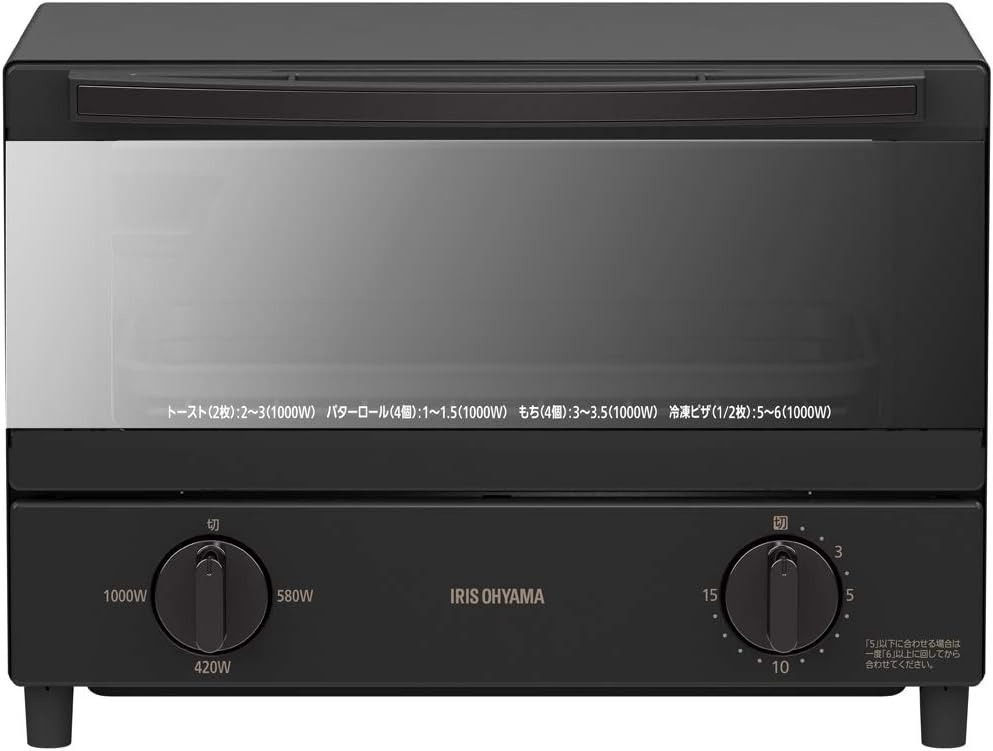 アイリスオーヤマ(IRIS OHYAMA) スチームオーブントースター ブラック KSOT-011-B 2018