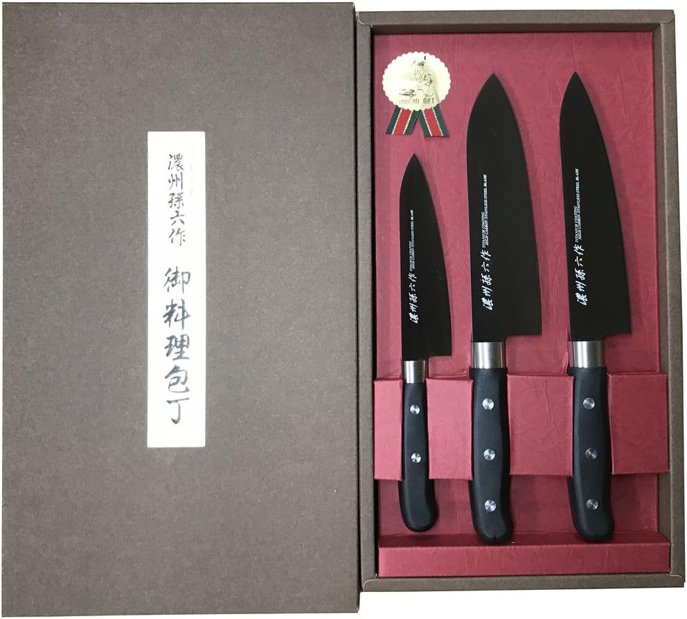 佐竹産業 包丁 3点セット 濃州孫六作 HG2803
