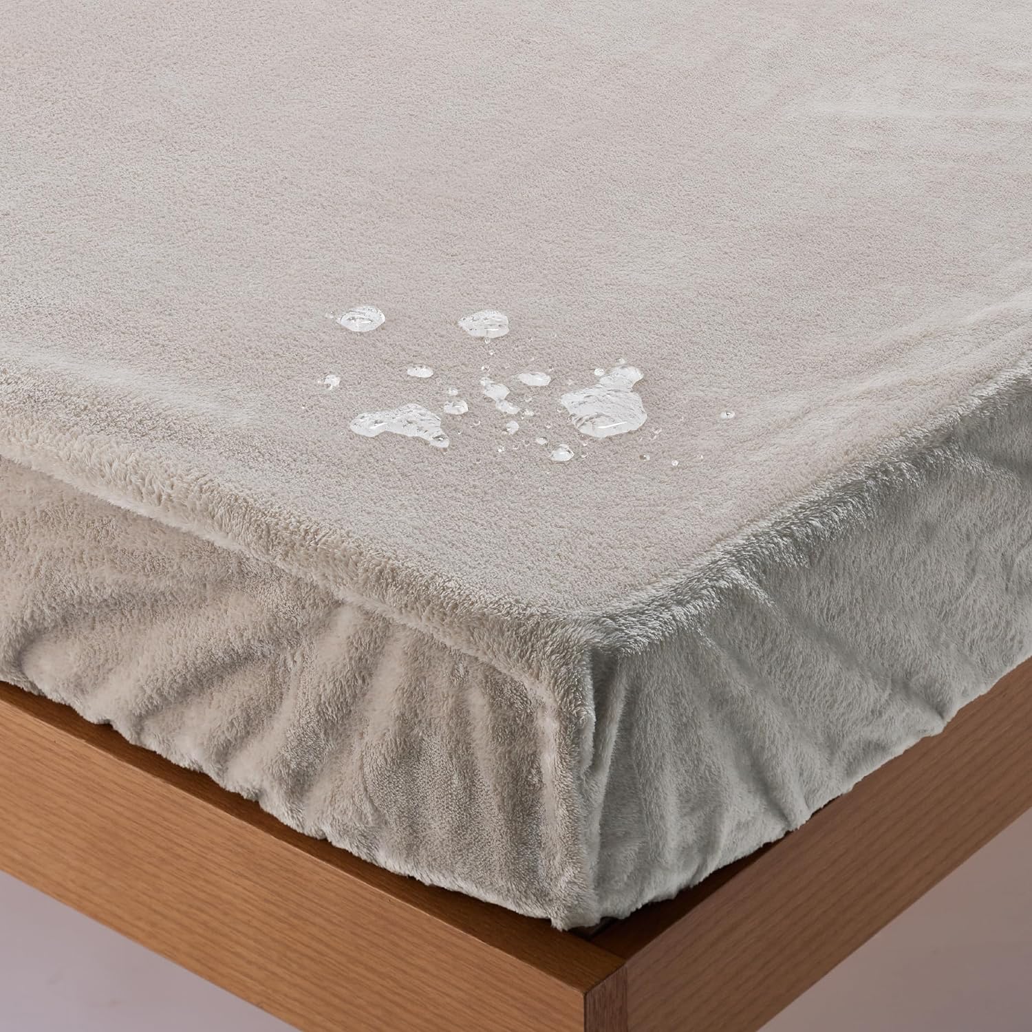 アクア(AQUA) mofua プレミアムマイクロファイバー サイドまであったか防水ボックスシーツ