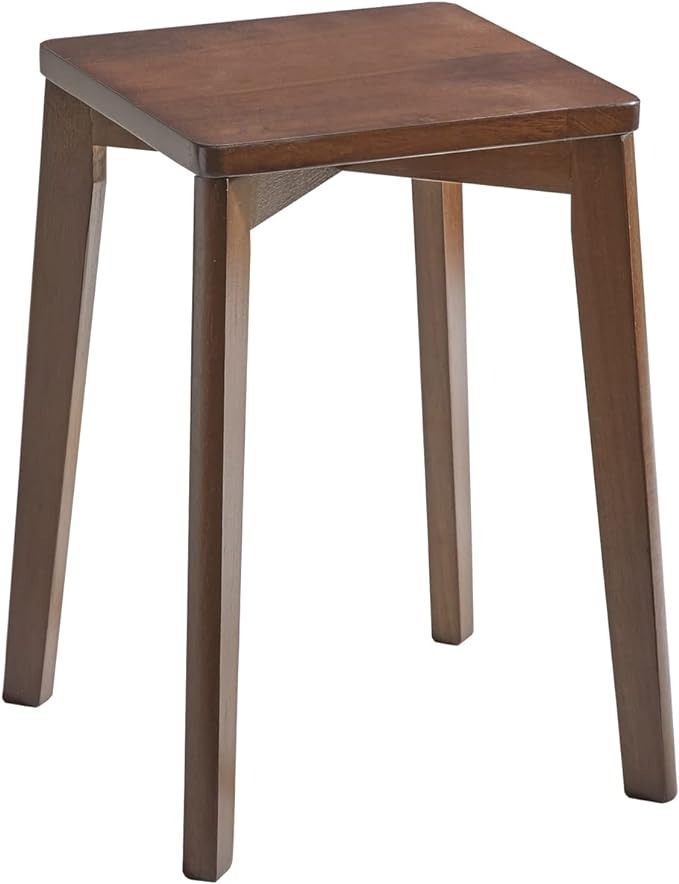 Aibiju スツール木製 ダークブラウン RF-1500