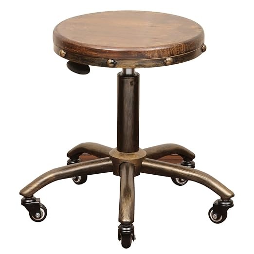 セブンエステ アンティーク スツール MOKU ウッドブラウン 29951