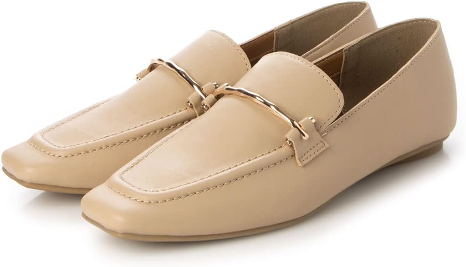 イーボル(EVOL) スクエアソフトローファー